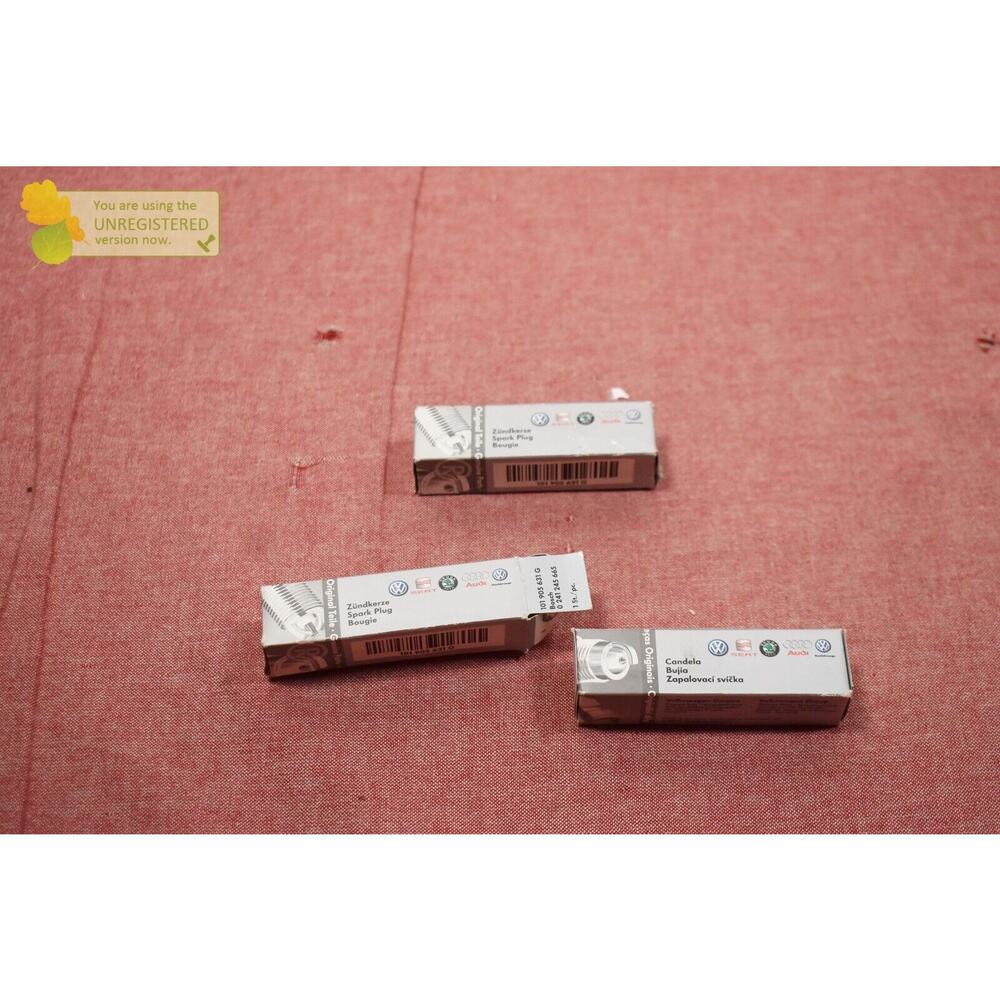 Audi Genuine OEM Spark Plugs 101905631G Qty 3*